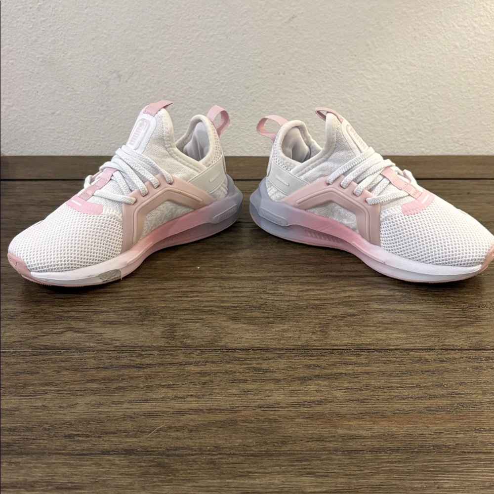 NEW [Puma] Soft Enzo 5 Rose Little Kids Athletic Sneakers Girls Youth Sz 11 - Picture 10 of 12